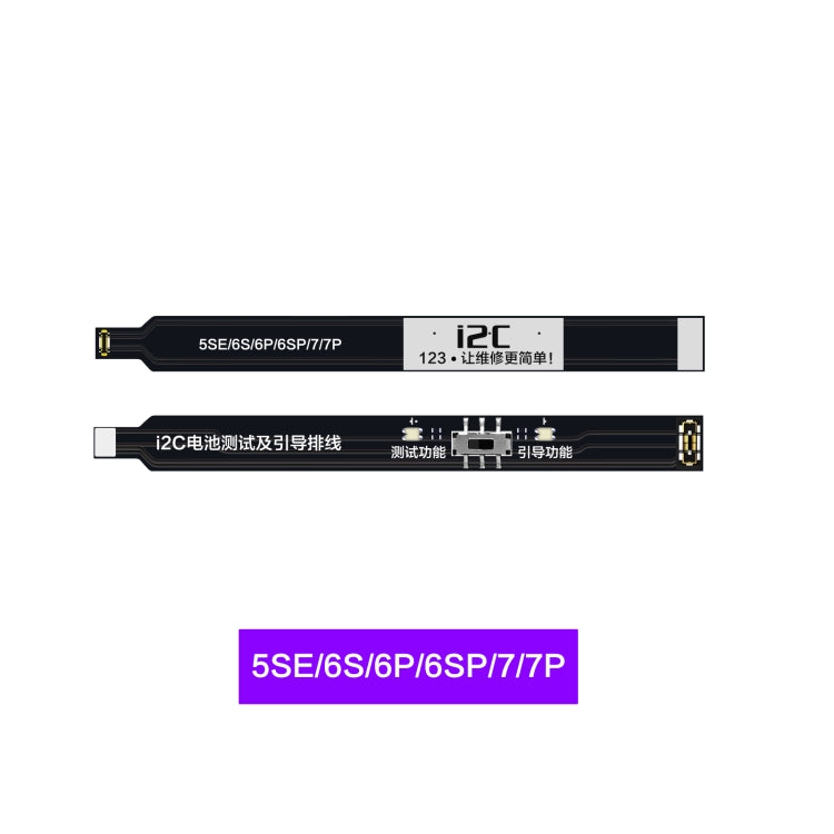 Cavo flessibile per test della cinghia di avvio della batteria i2C, For iPhone 5 SE / 6s / 6 Plus / 6s Plus / 7 / 7 Plus, For iPhone 8 / 8 Plus / X / XR / XS / XS Max / 11 Pro / 11 Pro Max, For iPhone 11 / SE2