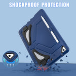Custodia protettiva antiurto per tablet in silicone + PC, For iPad 9.7 2018/2017 / Pro 9.7 2016 / Air 2, For iPad 10th Gen 10.9 2022, For iPad 10.2 2021 / 2020 / 2019
