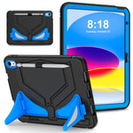 Custodia protettiva antiurto per tablet in silicone + PC, For iPad 9.7 2018/2017 / Pro 9.7 2016 / Air 2, For iPad 10th Gen 10.9 2022, For iPad 10.2 2021 / 2020 / 2019