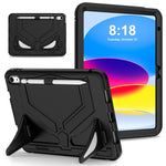 Custodia protettiva antiurto per tablet in silicone + PC, For iPad 9.7 2018/2017 / Pro 9.7 2016 / Air 2, For iPad 10th Gen 10.9 2022, For iPad 10.2 2021 / 2020 / 2019