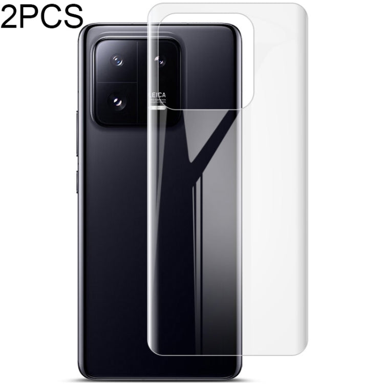 2 pezzi di protezione per schermo intero curvo imak Pellicola idrogel per protezione posteriore, For Xiaomi 13 5G, For Xiaomi 13 Pro 5G