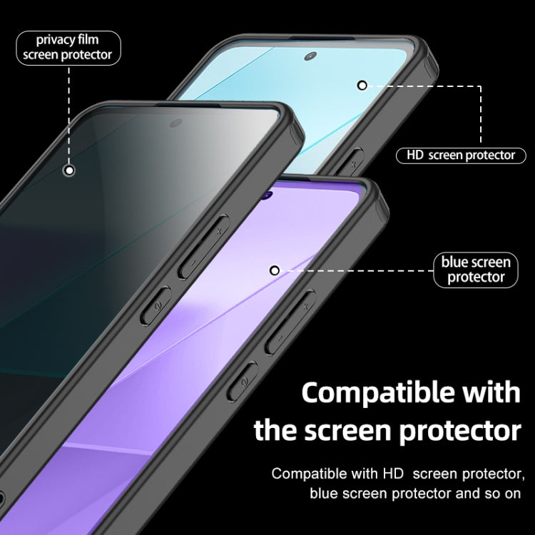 Custodia rigida per PC in TPU trasparente per armatura, For Xiaomi Redmi K70e, For Xiaomi Redmi Note 13, For Xiaomi Redmi K60 Ultra, For Xiaomi 14 Ultra, For Xiaomi Redmi Note 13 Pro+, For Xiaomi Redmi Note 13 Pro, For Xiaomi Redmi K60                 ...