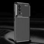 Custodia per telefono in TPU antiurto con struttura in fibra di carbonio, For Xiaomi Redmi K60, For Xiaomi Redmi K60 Pro, For Xiaomi Redmi K60E