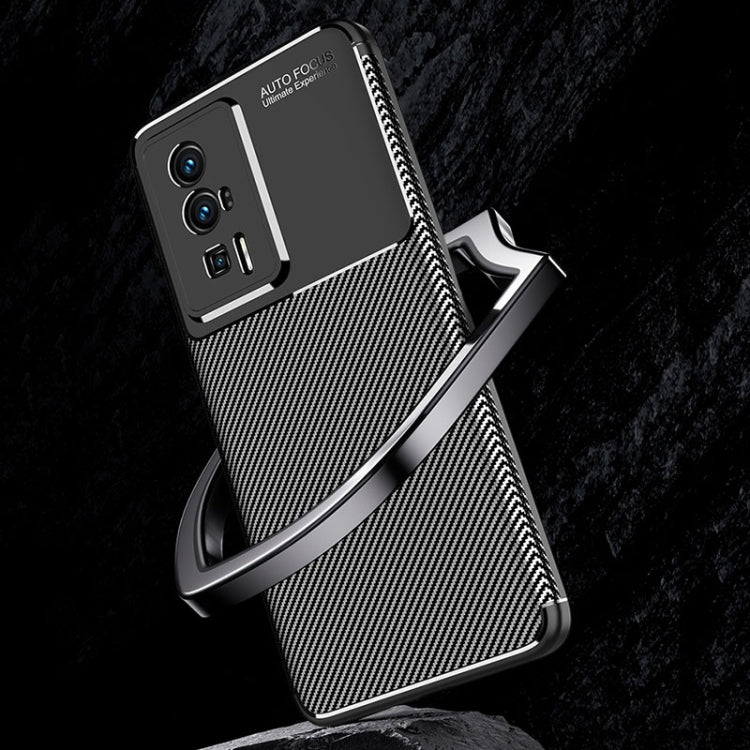 Custodia per telefono in TPU antiurto con struttura in fibra di carbonio, For Xiaomi Redmi K60, For Xiaomi Redmi K60 Pro, For Xiaomi Redmi K60E