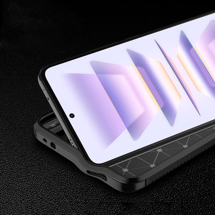 Custodia per telefono in TPU antiurto con struttura in fibra di carbonio, For Xiaomi Redmi K60, For Xiaomi Redmi K60 Pro, For Xiaomi Redmi K60E