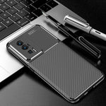 Custodia per telefono in TPU antiurto con struttura in fibra di carbonio, For Xiaomi Redmi K60, For Xiaomi Redmi K60 Pro, For Xiaomi Redmi K60E