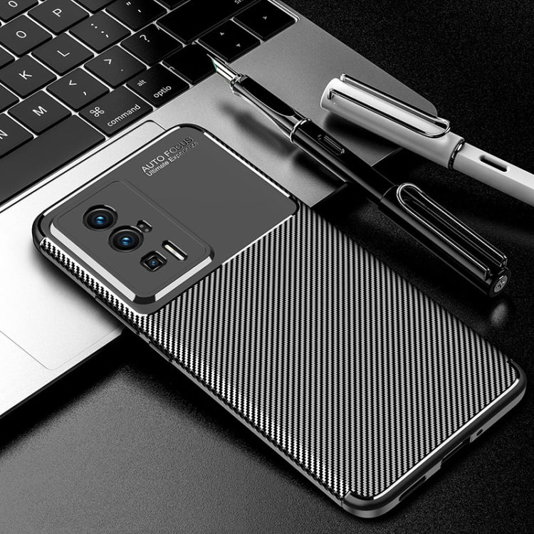Custodia per telefono in TPU antiurto con struttura in fibra di carbonio, For Xiaomi Redmi K60, For Xiaomi Redmi K60 Pro, For Xiaomi Redmi K60E