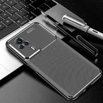 Custodia per telefono in TPU antiurto con struttura in fibra di carbonio, For Xiaomi Redmi K60, For Xiaomi Redmi K60 Pro, For Xiaomi Redmi K60E