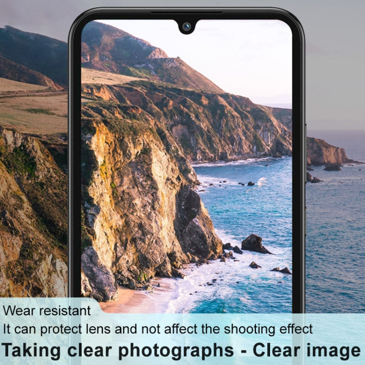 imak Pellicola con lente in vetro integrata ad alta definizione Versione nera, For Samsung Galaxy A34 5G
