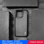IMAK Ruiyi Series Custodia per cellulare PU + PC in fibra di carbonio, For Xiaomi 13 5G 7.98mm Glass Version, For Xiaomi 13 Pro 5G 8.38mm Ceramic Version