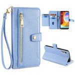 Custodia per telefono in pelle con portafoglio con cerniera a tracolla, For LG Velvet, For Motorola Edge, For Motorola Moto G72 4G, For Motorola Edge X30