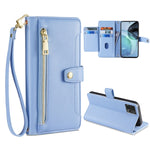 Custodia per telefono in pelle con portafoglio con cerniera a tracolla, For LG Velvet, For Motorola Edge, For Motorola Moto G72 4G, For Motorola Edge X30