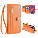 Custodia per telefono in pelle con portafoglio con cerniera a tracolla, For OPPO A8 / A31 2020, For OPPO A54 5G, For OPPO A58 5G, For OPPO Reno9 Pro+ 5G
