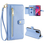 Custodia per telefono in pelle con portafoglio con cerniera a tracolla, For OPPO A8 / A31 2020, For OPPO A54 5G, For OPPO A58 5G, For OPPO Reno9 Pro+ 5G