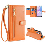 Custodia per telefono in pelle con portafoglio con cerniera a tracolla, For OPPO A8 / A31 2020, For OPPO A54 5G, For OPPO A58 5G, For OPPO Reno9 Pro+ 5G