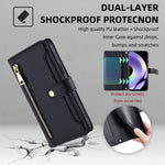 Custodia per telefono in pelle con portafoglio con cerniera a tracolla, For Realme 10 Pro 5G, For Realme GT2 Pro, For vivo X60, For vivo X90