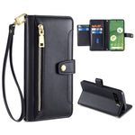 Custodia per telefono in pelle con portafoglio con cerniera a tracolla, For vivo X90 Pro / X90 Pro+, For Google Pixel 7 5G, For Google Pixel 7 Pro, For ASUS Zenfone 9 / Zenfone 9Z