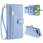 Custodia per telefono in pelle con portafoglio con cerniera a tracolla, For vivo X90 Pro / X90 Pro+, For Google Pixel 7 5G, For Google Pixel 7 Pro, For ASUS Zenfone 9 / Zenfone 9Z