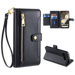 Custodia per telefono in pelle con portafoglio con cerniera a tracolla, For vivo X90 Pro / X90 Pro+, For Google Pixel 7 5G, For Google Pixel 7 Pro, For ASUS Zenfone 9 / Zenfone 9Z