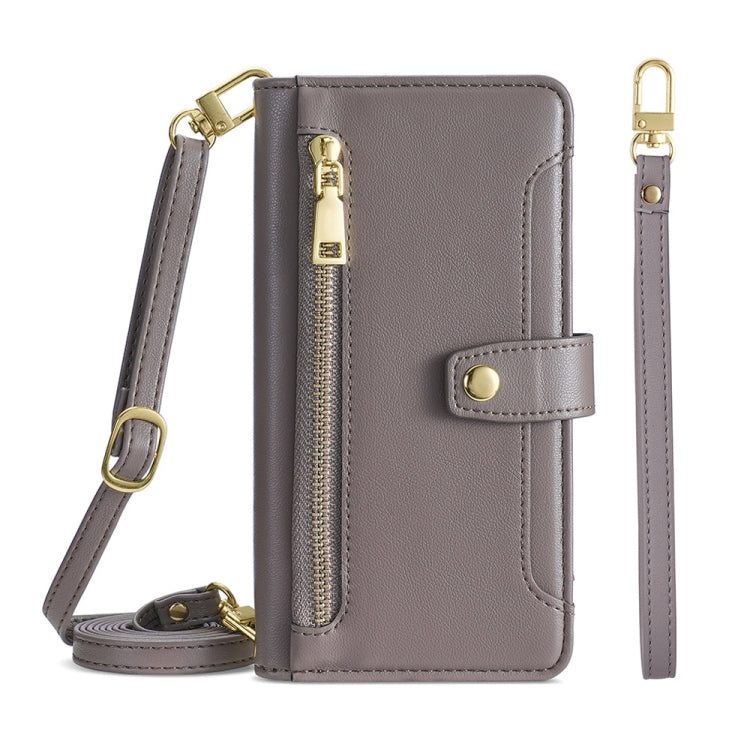 Custodia per telefono in pelle con portafoglio con cerniera a tracolla, For Huawei Nova 10 SE, For Meizu Note 9, For Nokia C21 Plus, For Nokia X30 5G