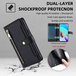 Custodia per telefono in pelle con portafoglio con cerniera a tracolla, For Xiaomi Redmi Note 11 4G Global / Note 11S, For Xiaomi Redmi K50 Ultra, For Xiaomi Civi 2 5G, For Xiaomi Redmi K40 Gaming