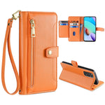 Custodia per telefono in pelle con portafoglio con cerniera a tracolla, For Xiaomi Redmi Note 11 4G Global / Note 11S, For Xiaomi Redmi K50 Ultra, For Xiaomi Civi 2 5G, For Xiaomi Redmi K40 Gaming