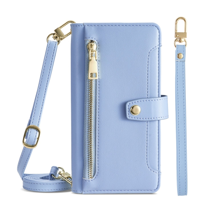 Custodia per telefono in pelle con portafoglio con cerniera a tracolla, For OnePlus 10 Pro 5G, For OnePlus Ace Racing