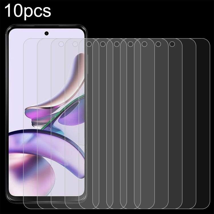 10 pellicole in vetro temperato da 0,26 mm 9H 2,5D, For BLU G72 Max(10 PCS), For Motorola Moto G13 (10 PCS), For Motorola Moto ThinkPhone 5G (10 PCS), For Doogee S100 Pro(10 PCS)