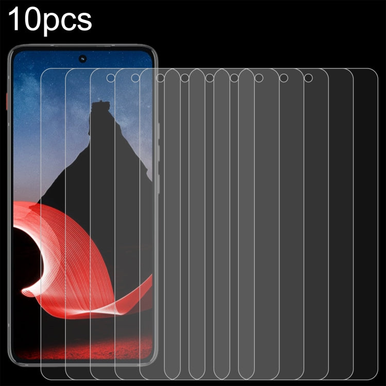 10 pellicole in vetro temperato da 0,26 mm 9H 2,5D, For BLU G72 Max(10 PCS), For Motorola Moto G13 (10 PCS), For Motorola Moto ThinkPhone 5G (10 PCS), For Doogee S100 Pro(10 PCS)