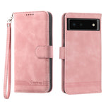 Dierfeng Dream Line TPU + Custodia per telefono in pelle PU, For Google Pixel 6, For Google Pixel 6 Pro, For Google Pixel 6a, For Google Pixel 7