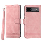Dierfeng Dream Line TPU + Custodia per telefono in pelle PU, For Google Pixel 6, For Google Pixel 6 Pro, For Google Pixel 6a, For Google Pixel 7