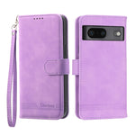 Dierfeng Dream Line TPU + Custodia per telefono in pelle PU, For Google Pixel 6, For Google Pixel 6 Pro, For Google Pixel 6a, For Google Pixel 7