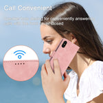 Dierfeng Dream Line TPU + Custodia per telefono in pelle PU, For iPhone XS Max, For iPhone XR, For iPhone X/XS, For iPhone 6 Plus/7 Plus/8 Plus
