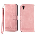 Dierfeng Dream Line TPU + Custodia per telefono in pelle PU, For iPhone XS Max, For iPhone XR, For iPhone X/XS, For iPhone 6 Plus/7 Plus/8 Plus