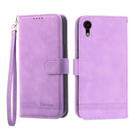 Dierfeng Dream Line TPU + Custodia per telefono in pelle PU, For iPhone XS Max, For iPhone XR, For iPhone X/XS, For iPhone 6 Plus/7 Plus/8 Plus