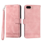 Dierfeng Dream Line TPU + Custodia per telefono in pelle PU, For iPhone XS Max, For iPhone XR, For iPhone X/XS, For iPhone 6 Plus/7 Plus/8 Plus