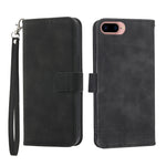 Dierfeng Dream Line TPU + Custodia per telefono in pelle PU, For iPhone XS Max, For iPhone XR, For iPhone X/XS, For iPhone 6 Plus/7 Plus/8 Plus