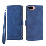 Dierfeng Dream Line TPU + Custodia per telefono in pelle PU, For iPhone XS Max, For iPhone XR, For iPhone X/XS, For iPhone 6 Plus/7 Plus/8 Plus