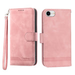 Dierfeng Dream Line TPU + Custodia per telefono in pelle PU, For iPhone 6/7/8/SE 2020/SE 2022