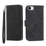 Dierfeng Dream Line TPU + Custodia per telefono in pelle PU, For iPhone 6/7/8/SE 2020/SE 2022