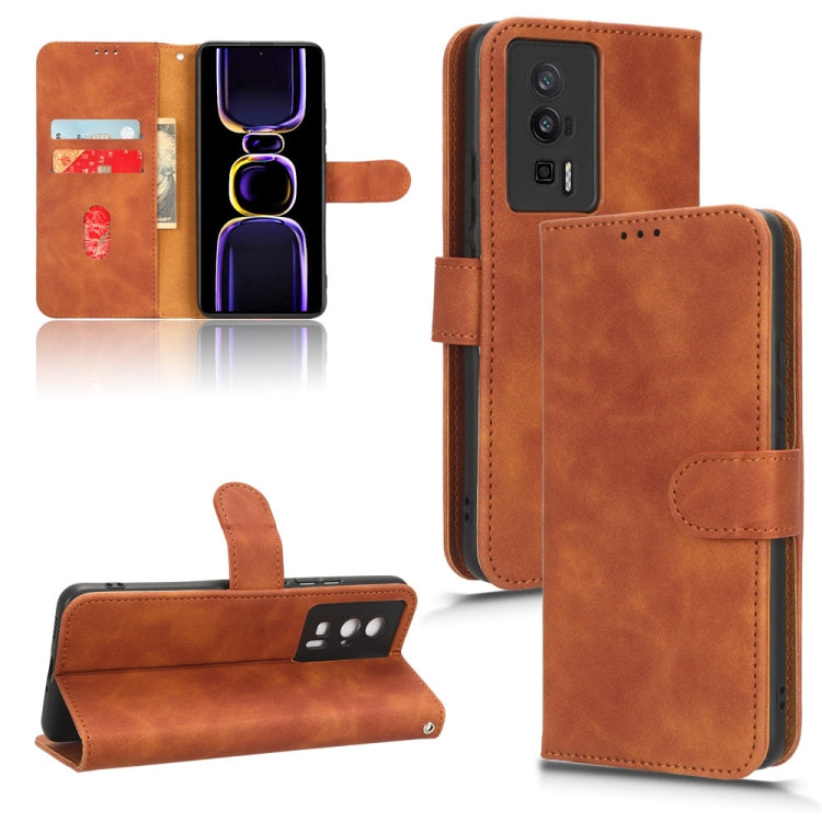 Custodia per telefono in pelle con vibrazione magnetica Skin Feel, For TCL 40SE, For Xiaomi Redmi K60 / K60 Pro, For ZTE Libero 5G III