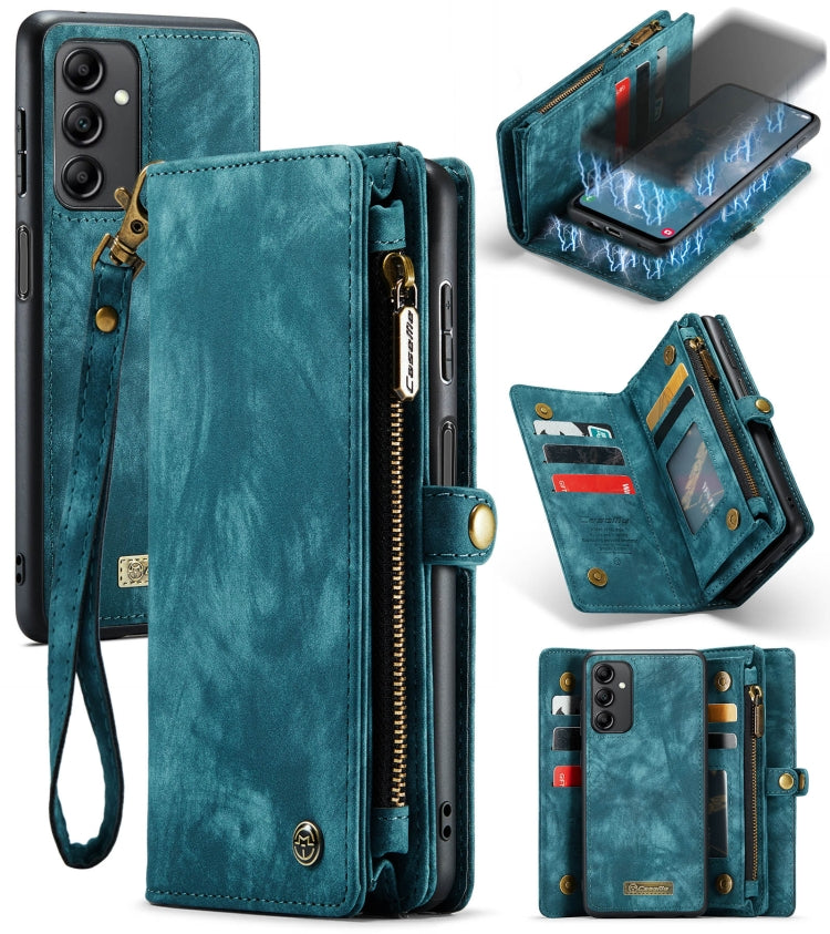CaseMe 008 Custodia per telefono in pelle multifunzionale staccabile, For Samsung Galaxy A14 5G
