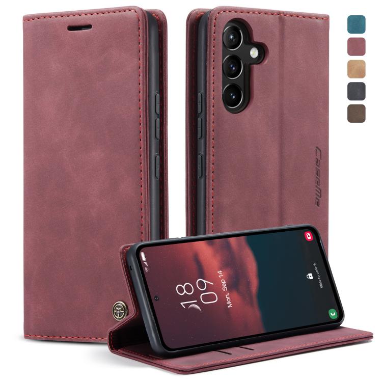 CaseMe 013 Custodia multifunzionale in pelle a conchiglia orizzontale, For Samsung Galaxy A14 5G, For Samsung Galaxy A54