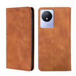 Custodia per telefono in pelle con vibrazione orizzontale magnetica Skin Feel, For vivo S16 / S16 Pro, For vivo Y02 4G, For Fujitsu Arrows N F-51C, For Xiaomi Redmi K60E