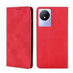 Custodia per telefono in pelle con vibrazione orizzontale magnetica Skin Feel, For vivo S16 / S16 Pro, For vivo Y02 4G, For Fujitsu Arrows N F-51C, For Xiaomi Redmi K60E