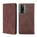 Custodia per telefono in pelle con vibrazione orizzontale magnetica Skin Feel, For vivo S16 / S16 Pro, For vivo Y02 4G, For Fujitsu Arrows N F-51C, For Xiaomi Redmi K60E