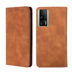 Custodia per telefono in pelle con vibrazione orizzontale magnetica Skin Feel, For vivo S16 / S16 Pro, For vivo Y02 4G, For Fujitsu Arrows N F-51C, For Xiaomi Redmi K60E