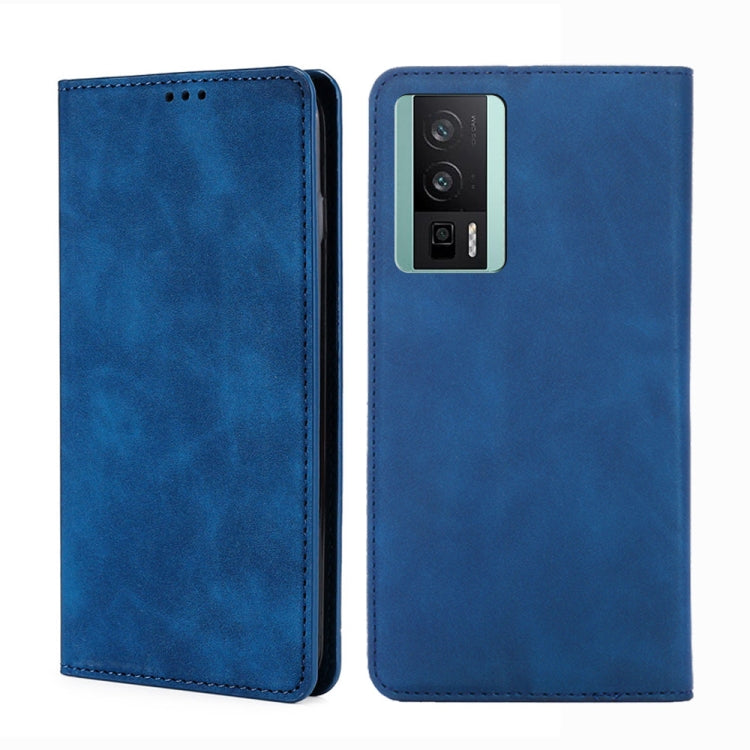 Custodia per telefono in pelle con vibrazione orizzontale magnetica Skin Feel, For Xiaomi Redmi K60 / K60 Pro, For Honor 80 GT, For OnePlus 11