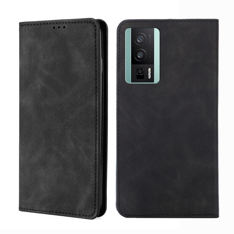 Custodia per telefono in pelle con vibrazione orizzontale magnetica Skin Feel, For Xiaomi Redmi K60 / K60 Pro, For Honor 80 GT, For OnePlus 11