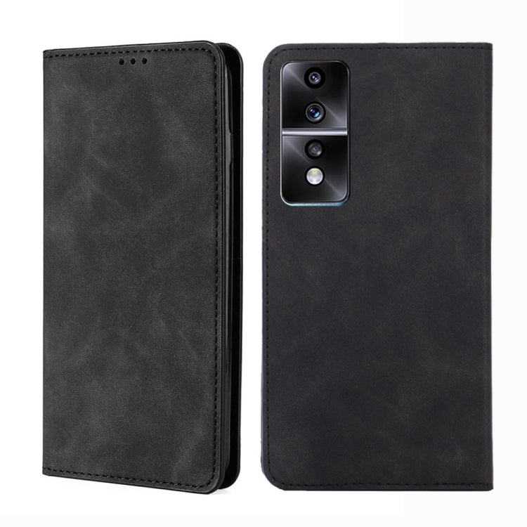 Custodia per telefono in pelle con vibrazione orizzontale magnetica Skin Feel, For Xiaomi Redmi K60 / K60 Pro, For Honor 80 GT, For OnePlus 11